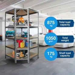 Floordirekt Eckregal Verzinkt 180 X 90 X 42 X 60 Cm 11 Floordirekt Eckregal Verzinkt 180 X 90 X 42 X 60 Cm -Garten- & Gewächshäuser Geschäft a21d7bd17571938f96f6e09c32630eb0