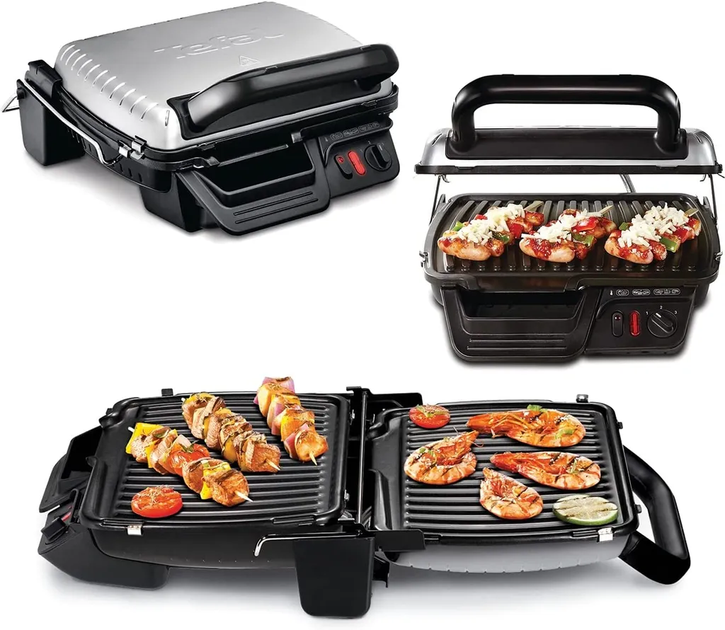 Tefal GC 3060 3in1 Kontaktgrill Schwarz / Silber 16 Tefal GC 3060 3in1 Kontaktgrill Schwarz / Silber – Bild 16