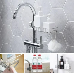 Stretoey Küche Waschbecken Organizer Rack, Edelstahl Wasserhahn Hängend Lagerregal, Lappen Schwamm Abtropfgestell Für Küche & Bad 15 Stretoey Küche Waschbecken Organizer Rack, Edelstahl Wasserhahn Hängend Lagerregal, Lappen Schwamm Abtropfgestell Für Küche & Bad -Garten- & Gewächshäuser Geschäft a255bb348387f3fa313701226e240f05