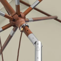 Anndora Sonnenschirm 2,5x1,5m Eckig Knickbar Natural - Natural -Garten- & Gewächshäuser Geschäft a25aa1a0a11ca339ff3e665468e46619