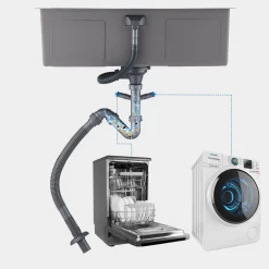 Lonheo Edelstahl Spülbecken 74 X 44cm Für Ab 80cm Unterschrank, Küchenspüle Edelstahlspüle Inkl. Ablaufgarnitur 15 Lonheo Edelstahl Spülbecken 74 X 44cm Für Ab 80cm Unterschrank, Küchenspüle Edelstahlspüle Inkl. Ablaufgarnitur -Garten- & Gewächshäuser Geschäft a27275c710455015b665c08b263bc205 1
