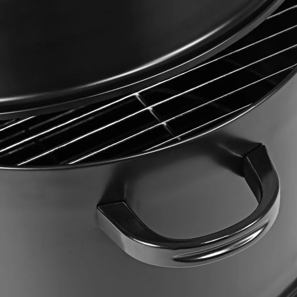 Deuba 3in1 Smoker Inkl. Thermometer Leichter Transport Räucherofen Holzkohlegrill BBQ Rundgrill Räuchertonne 15 Deuba 3in1 Smoker Inkl. Thermometer Leichter Transport Räucherofen Holzkohlegrill BBQ Rundgrill Räuchertonne – Bild 15