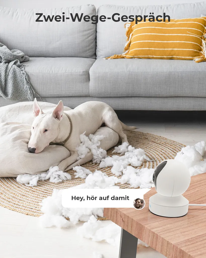 Reolink 4MP PT Indoor Überwachungskamera Innen, 355° Schwenk- / 50° Neigung, Automatische Verfolgung, 2,4Ghz Und 5Ghz WLAN IP Kamera, 2-Wege-Audio, Home Und Baby Monitor Mit Bewegungserkennung, Personen Und Haustiere Erkennen, E1 Pro 11 Reolink 4MP PT Indoor Überwachungskamera Innen, 355° Schwenk- / 50° Neigung, Automatische Verfolgung, 2,4Ghz Und 5Ghz WLAN IP Kamera, 2-Wege-Audio, Home Und Baby Monitor Mit Bewegungserkennung, Personen Und Haustiere Erkennen, E1 Pro – Bild 11