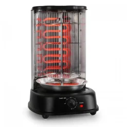 OneConcept Kebap Master - Dönergrill , Hähnchengrill , Gyrosgrill , Vertikalgrill , Drehgrill Mit Drehspieß , Elektro-/ Tischgrill Für Zu Hause , Max. Leistung: 1800 Watt , Schwarz