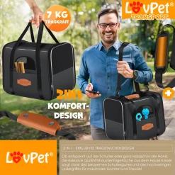 LOVPET® Hundebox Hundetasche Transportbox 2in1 Hunde & Katzentasche Hundetransportbox Inkl. Pet-Kissen + 3x Beutelrollen + Napf 44x31x36xm Transporttasche Für Haustiere, Haustiertransportbox, Farbe:Anthrazit 15 LOVPET® Hundebox Hundetasche Transportbox 2in1 Hunde & Katzentasche Hundetransportbox Inkl. Pet-Kissen + 3x Beutelrollen + Napf 44x31x36xm Transporttasche Für Haustiere, Haustiertransportbox, Farbe:Anthrazit -Garten- & Gewächshäuser Geschäft a32cfd6b0a45c8b1f0b9cae5771d6447