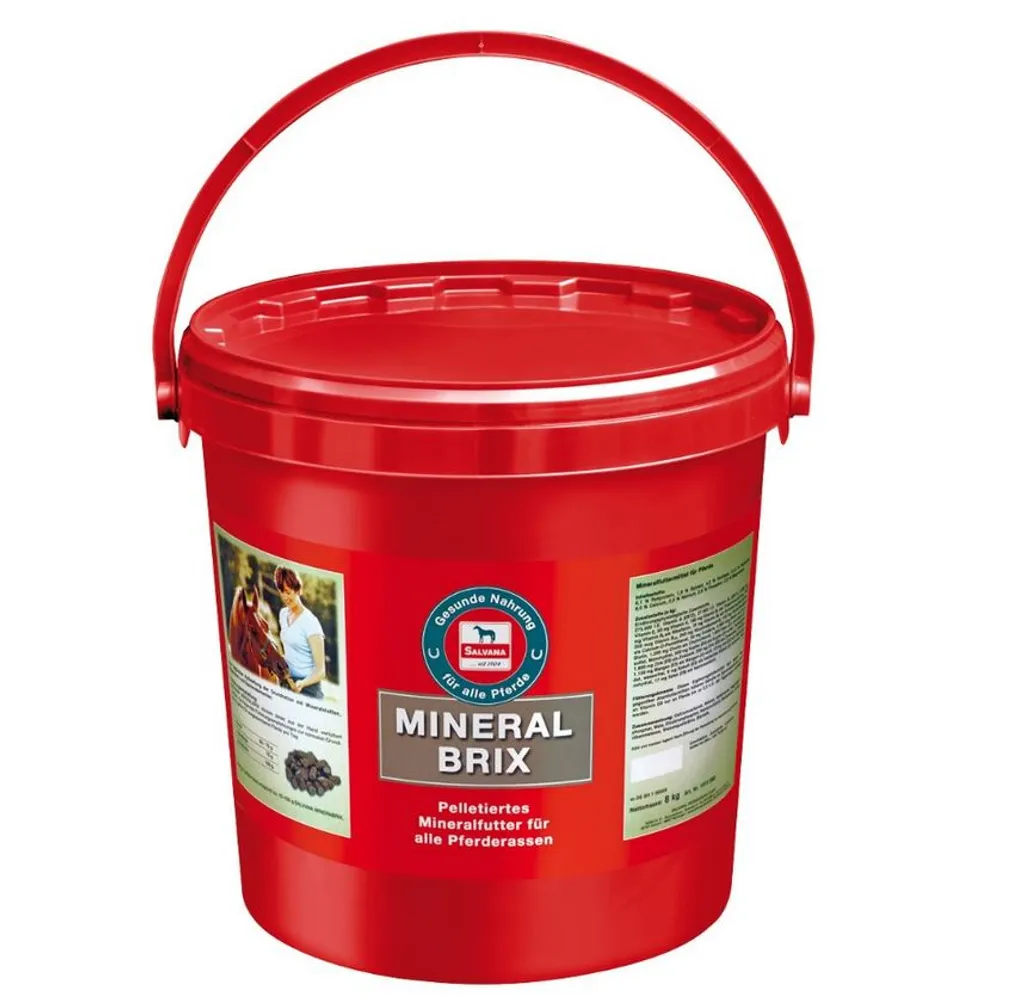 Salvana Mineralbrix Getreidefrei - 8kg Mineralfutter In Leckerliform! 1 Salvana Mineralbrix Getreidefrei - 8kg Mineralfutter In Leckerliform!