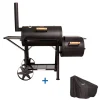 TAINO YUMA Smoker 90kg Set Mit Abdeckhaube Holzkohle-Grill BBQ Räucherofen
