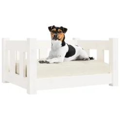 VidaXL Hundebett Weiß 55,5x45,5x28 Cm Massivholz Kiefer -Garten- & Gewächshäuser Geschäft a33ce5ddb88b7e2924b7812e35a9ea11