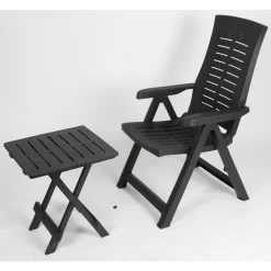 Schnäppchenriese24 Tisch Klapptisch Gartentisch Campingtisch Balkontisch Beistelltisch Kunststoff Schwarz -Garten- & Gewächshäuser Geschäft a35c00767a3df9d5ae45cb17458e883b