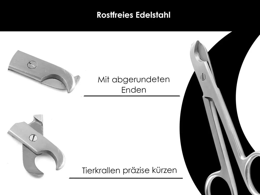 InstrumenteNRW Krallenschere Aus Edelstahl Für Die Krallenpflege Hunde Katzen 13 Cm Rostfrei 2 InstrumenteNRW Krallenschere Aus Edelstahl Für Die Krallenpflege Hunde Katzen 13 Cm Rostfrei – Bild 2