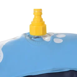 PawHut 170 Cm Splash Sprinkler Pad Für Hunde Spritz Wasserspiel Matte Wassersprinkler Anti-Rutsch Outdoor PVC Blau -Garten- & Gewächshäuser Geschäft a3992c1945ef59b1df350b4c99c8a856
