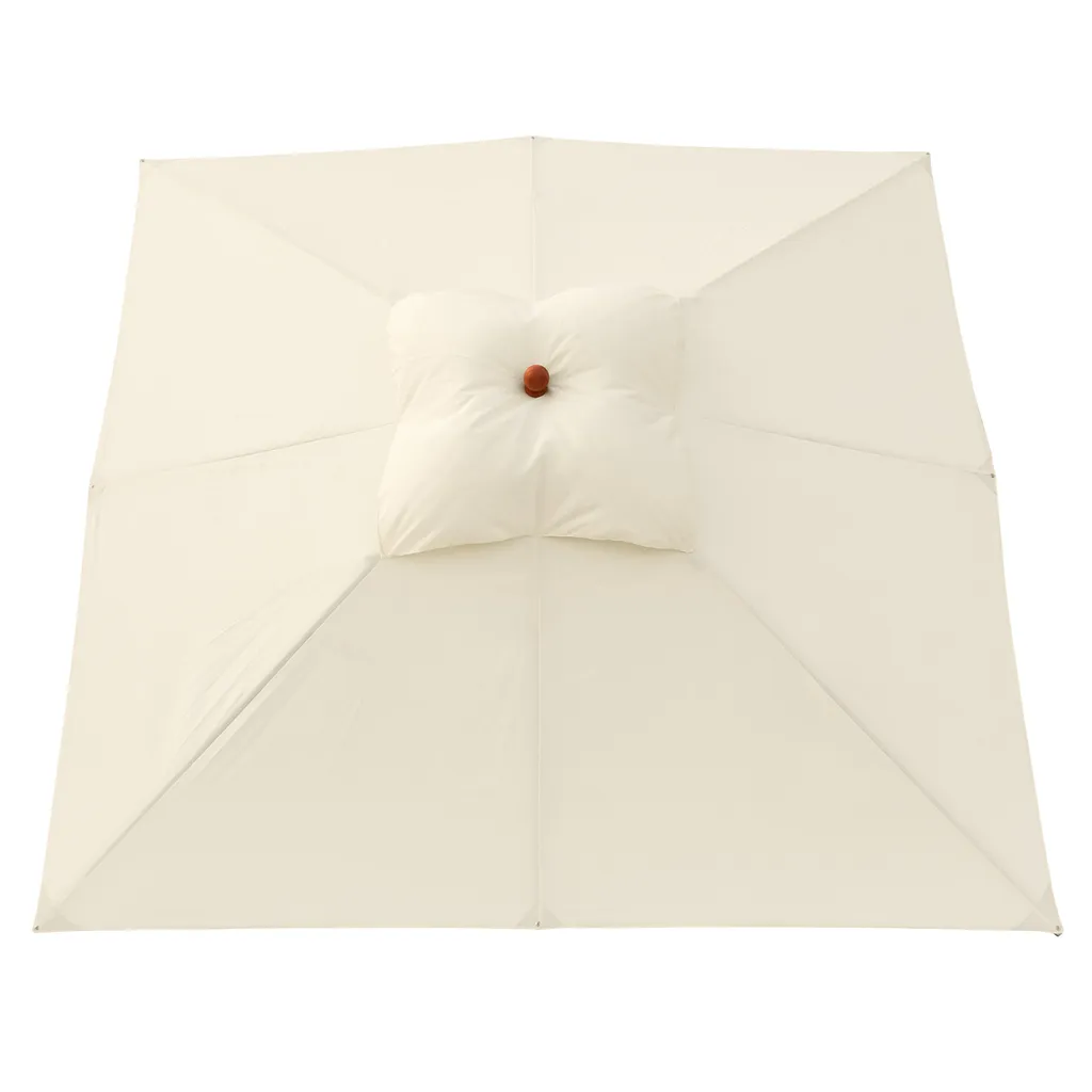 Anndora Sonnenschirm Gartenschirm 3x3m Eckig Natural Winddach UV-Schutz - Ohne Teleskop | Natural 2 5 Anndora Sonnenschirm Gartenschirm 3x3m Eckig Natural Winddach UV-Schutz - Ohne Teleskop | Natural 2 – Bild 5