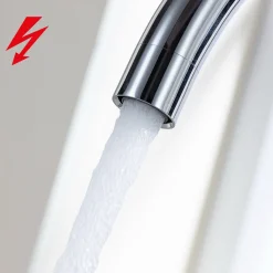 Homelody Niederdruck Küchenarmatur Aus Messing Wasserhahn Küche 360° Drehbar Niederdruck Spültischarmatur Mischbatterie Küche Chrom Armatur Für Boiler -Garten- & Gewächshäuser Geschäft a4860639820a974511a8d7d496f9c400