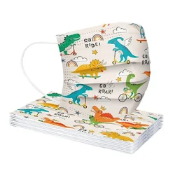 Redcoringe 50 Stück Kinder Dinosaurier Einwegmaske Mundschutz Bunt Schutzmaske 3-lagig Einweg Gesichtsmaske -Garten- & Gewächshäuser Geschäft a48e4717da8b655f3131eb0e571a1136