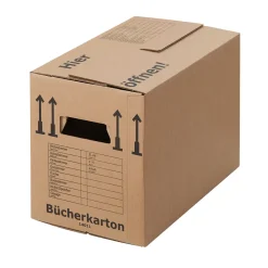 10 X Bücherkarton Profi 40 Kg Traglast Stabiler Umzugskarton Bücherkiste Umzug 2-wellige Movebox BB-Verpackungen
