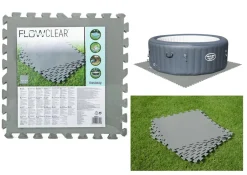 Bestway® Flowclear™ Pool-Bodenschutzfliesen Set, 9 Stück á 50 X 50 Cm, Grau -Garten- & Gewächshäuser Geschäft a5441b8dbb27b184e365155454e85525