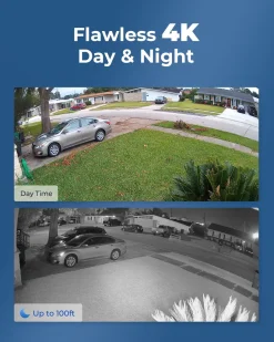 Reolink 4K Überwachungskamera Aussen Set, 8CH Videoüberwachung Mit 4X 8MP PoE IP Kamera Und 2TB HDD NVR Für 24/7 Aufnahme, Personenerkennung Und Fahrzeugerkennung, IP66, RLK8-800B4-A -Garten- & Gewächshäuser Geschäft a545a3cc4a29435337d3511e52cb7995