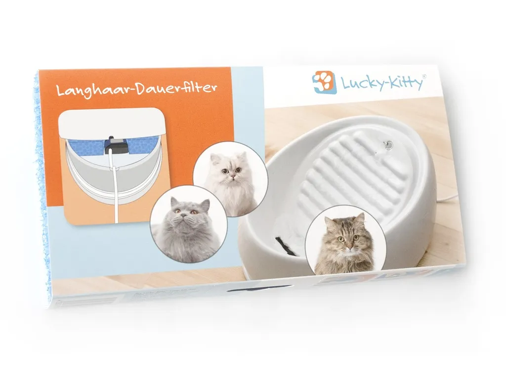 Lucky-Kitty Langhaar-Dauerfilter 1 Lucky-Kitty Langhaar-Dauerfilter