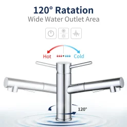 Homelody Wasserhahn Küche/Bad, Küchenarmatur Mit Ausziehbarer Brause, Spültischarmatur Mit Herausziehbarer Dual-Spülbrause, 120° Drehbar Mischbatterie Küche, Armatur 12 Homelody Wasserhahn Küche/Bad, Küchenarmatur Mit Ausziehbarer Brause, Spültischarmatur Mit Herausziehbarer Dual-Spülbrause, 120° Drehbar Mischbatterie Küche, Armatur -Garten- & Gewächshäuser Geschäft a54faeca7480691a6e6dbfdd2d2f8ce8