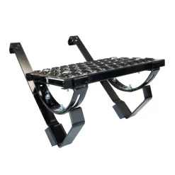 BMSC24 DAPRONA Laufrost Set Für Flache Dachziegel, Dachtritte Für Schornsteinfeger 120cm - Schwarz