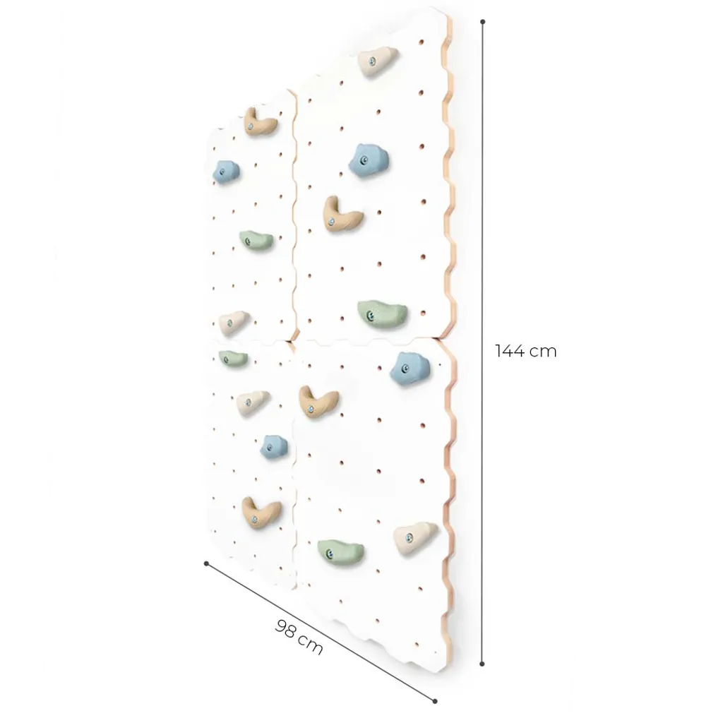 MAMOI® Kletterwand Für Kinderzimmer, Klettergerüst Und Spielgeräte Indoor, Klettern Mit Klettergriffe Für Kinder, Klettersteine, Kletterturm Mit Griffe, Turngeräte 100% ECO 3 MAMOI® Kletterwand Für Kinderzimmer, Klettergerüst Und Spielgeräte Indoor, Klettern Mit Klettergriffe Für Kinder, Klettersteine, Kletterturm Mit Griffe, Turngeräte 100% ECO – Bild 3