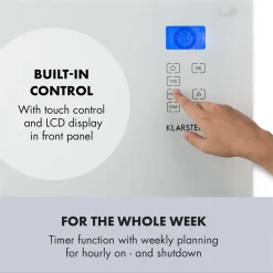 Klarstein Norderney Konvektions-Heizgerät Thermostat Timer 2000W 30m² Weiß -Garten- & Gewächshäuser Geschäft a5916d5b179bf3b6484c88e465c2beff