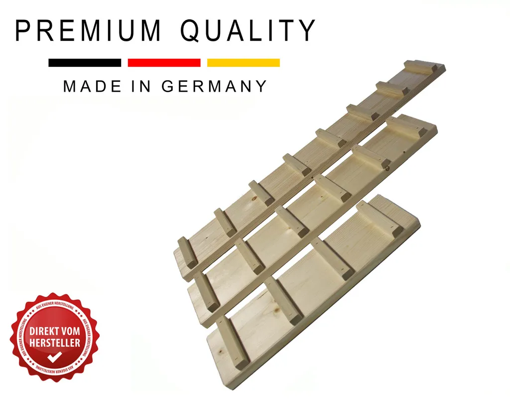 Clamaro Hühnerleiter Treppe Kaninchen Leiter Kleintier Holzrampe , Treppe:75cm Treppe 1 Clamaro Hühnerleiter Treppe Kaninchen Leiter Kleintier Holzrampe , Treppe:75cm Treppe