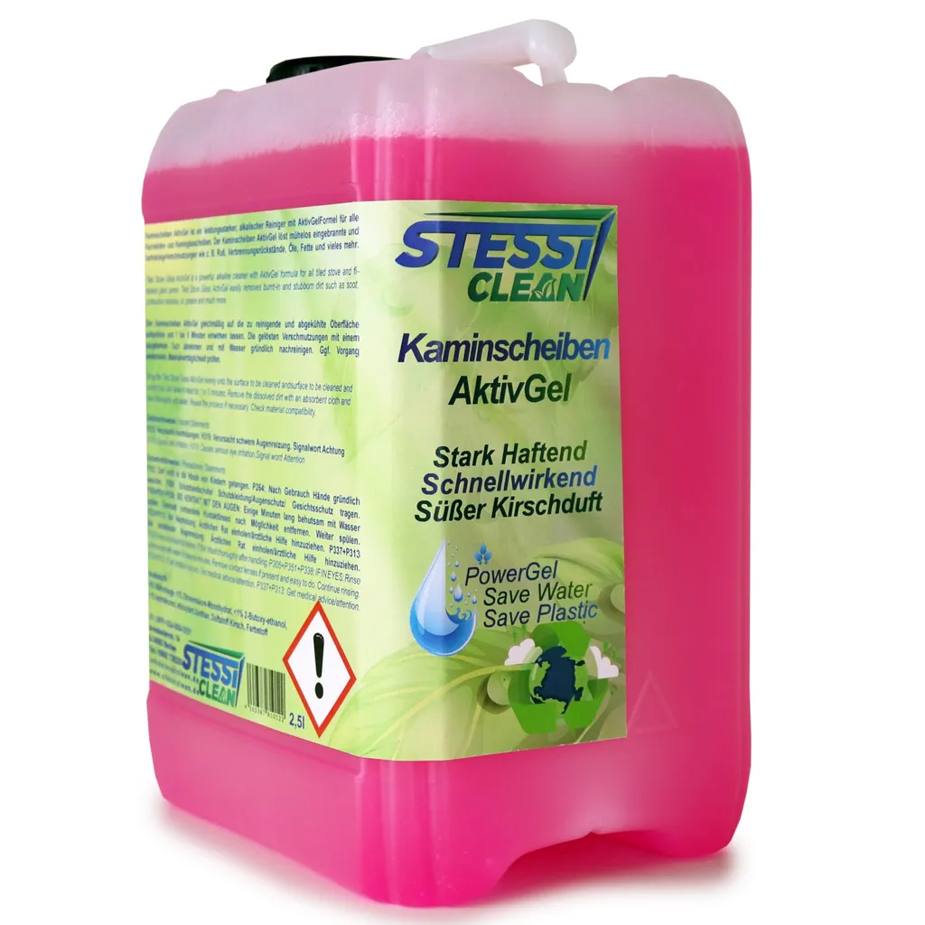 StessiClean Kaminscheiben AktivGel 1 StessiClean Kaminscheiben AktivGel
