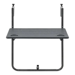En.casa Hängetisch Badolato 84 X 60 X 60 Cm Balkontisch Mit 2 Getränkehalter Klapptisch Eckig Höhenverstellbar Stahlgestell Dunkelgrau -Garten- & Gewächshäuser Geschäft a64737a12cef7717f722ee944a30f2ce