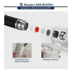 Homelody Wasserhahn Küche Schwarz, 360° Drehbar Silikon In Lebensmittelqualität Wand Küchenarmatur Wandarmatur Flexibel Ausziehbarer, Spültischarmatur Für Küche Messing 15 Homelody Wasserhahn Küche Schwarz, 360° Drehbar Silikon In Lebensmittelqualität Wand Küchenarmatur Wandarmatur Flexibel Ausziehbarer, Spültischarmatur Für Küche Messing -Garten- & Gewächshäuser Geschäft a67f8fa46d25dbd950292b5d00499d73