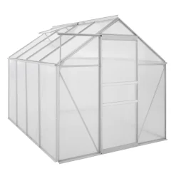 Zelsius Aluminium Gewächshaus 250 X 190 Cm, 6 Mm Platten, 4,75m² -Garten- & Gewächshäuser Geschäft a6810524e813346db5c6f12a721db864