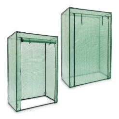 Relaxdays 2 X Tomatengewächshaus Mit Schrägdach PE