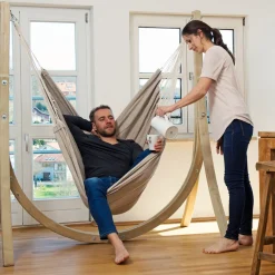 Hängematte / Hängesessel Amazonas Artista 160x130cm Sand -Garten- & Gewächshäuser Geschäft a7296075b8286d52435af0f80e6853f0