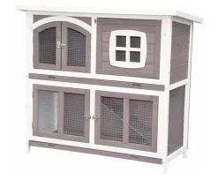 Nanook Kleintierstall Kleintier Murmel Taupe-weiss