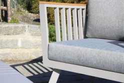 Acamp Gartenlounge Gondola Grau Teakfarben,grau 4tlg. Aluminium -Garten- & Gewächshäuser Geschäft a769843147327319172128d98e4ac152