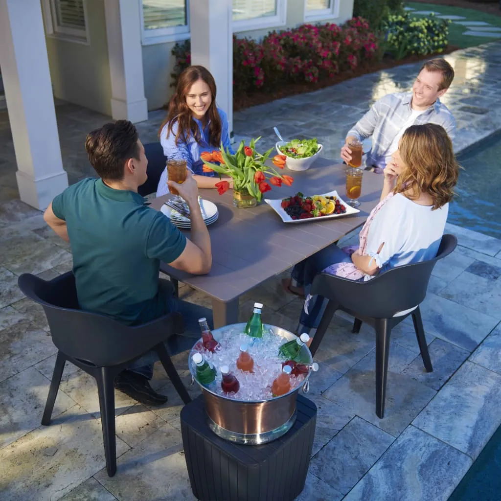 Allibert By Keter Gartensessel Akola, Graphit, 2er Set, Kunststoff, Maße: 56.7 X 55.8 X 80.1 Cm, Stapelbar, Wetterfest, Outdoor 5 Allibert By Keter Gartensessel Akola, Graphit, 2er Set, Kunststoff, Maße: 56.7 X 55.8 X 80.1 Cm, Stapelbar, Wetterfest, Outdoor – Bild 5