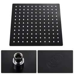 Auralum Thermostat Duschset, Duschsystem Inkl Thermostatarmatur, Regendusche Duschkopf Und Handbrause Für Badezimmer Dusche -Garten- & Gewächshäuser Geschäft a7b7bba4936e96eaa41c39ee75af57fe