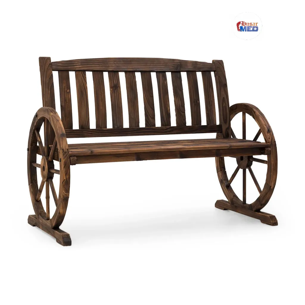 Blumfeldt Murnau Gartenbank Aus Echtholz - Dekorative Bank , Flammenbehandelt: Flame Shielding Treatment , Künstlicher Alterungseffekt , Einfacher Zusammenbau , Komplett Aus Tannenholz , Braun 8 Blumfeldt Murnau Gartenbank Aus Echtholz - Dekorative Bank , Flammenbehandelt: Flame Shielding Treatment , Künstlicher Alterungseffekt , Einfacher Zusammenbau , Komplett Aus Tannenholz , Braun – Bild 8