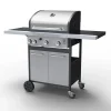 Tepro Gasgrill Rosedale, 3-Brenner Mit Seitenkocher, Max. 12,8 Kw, Grillfläche: 53 X 40 Cm