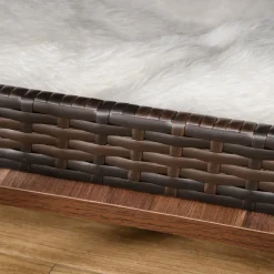 PawHut Rattan Hundehütte Hundehaus Mit Kissen Hundehöhle Hundematratze Haustierbett Für Drinnen Und Draußen Spanplatte Braun 60 X 44 X 51,5 Cm 16 PawHut Rattan Hundehütte Hundehaus Mit Kissen Hundehöhle Hundematratze Haustierbett Für Drinnen Und Draußen Spanplatte Braun 60 X 44 X 51,5 Cm -Garten- & Gewächshäuser Geschäft a88ad6937eb6ed4141308ef2a4d9a76f