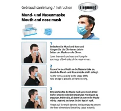 Siegmund 50 Stück Medizinische Einwegmaske Mund- Und Nasenschutz Typ IIR -Garten- & Gewächshäuser Geschäft a8e39e7aacf0682bb57ead451d68d8ff