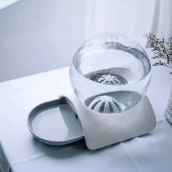 Jormftte Katzen Trinkbrunnen, Katzenbrunnen Organischer Filter Leise Rutschfest Hunde Und Katzen Automatisch Leise Haustier Wasserbrunnen Wasserspender Mit Aktivkohlefilter 2.8L