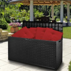 Deuba XXL Auflagenbox Cargo Wasserdicht Rollen Deckel Klappbar Abschließbar 320L Outdoor Gartentruhe Kissenbox Gerätebox 12 Deuba XXL Auflagenbox Cargo Wasserdicht Rollen Deckel Klappbar Abschließbar 320L Outdoor Gartentruhe Kissenbox Gerätebox -Garten- & Gewächshäuser Geschäft a9886a0d7c5e4f8e0958d747a6214202