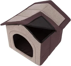 Hobbydog Hundehaus Hundehöhle Hundehütte Stoff INARI Tierhaus Cappuccino Braun R2: 44 X 38 X 45 Cm -Garten- & Gewächshäuser Geschäft a99eb5a76b59f20f5b622ced30ba9dd6 1