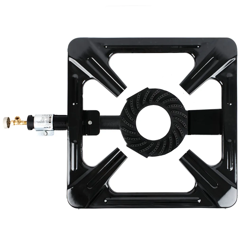 BBQ-Toro Gusseisen Gaskocher | 1-Ring-Gasbrenner 40 X 40 X 15 Cm | 7 KW 3 BBQ-Toro Gusseisen Gaskocher | 1-Ring-Gasbrenner 40 X 40 X 15 Cm | 7 KW – Bild 3