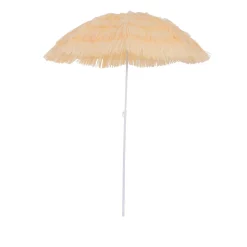 HOMCOM Outsunny Sonnenschirm Hawaiischirm Strandschirm Partyschirm Gartenschirm In Verschiedenen Farben, 4 Modelle (Hawaiischirm/Ø160cm/beige)