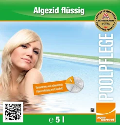 Steinbach Group Steinbach Poolpflege Algezid 5 L, Algenverhütung, Flüssig -Garten- & Gewächshäuser Geschäft aa3bb988c97a557072d04d4b27bba208