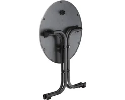 SIEGER Boulevard-Klapptisch, Ø 70x72 Cm, Eisengrau N05013 -Garten- & Gewächshäuser Geschäft aa9a689723a91d40f4cc2824ebabb29c