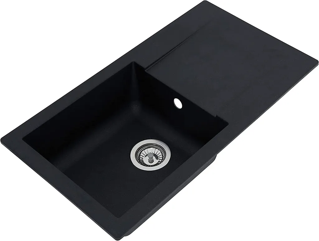 Respekta Einbauspüle Denver 78x43,5x17 Cm, Schwarz 12 Respekta Einbauspüle Denver 78x43,5x17 Cm, Schwarz – Bild 12