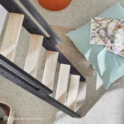 Treppen Intercon Raumspartreppe Intercon Vario 3 Mit 12 Stufen Bis Max. 290 Cm, Polar-Weiß, Buche | Raumspartreppe Mit Metallwangen Und Holzstufen Lässt Sich An Die Wand Schieben Und Spart Platz -Garten- & Gewächshäuser Geschäft ab21b461db1f0bb3861bfd7d2edb656b 1